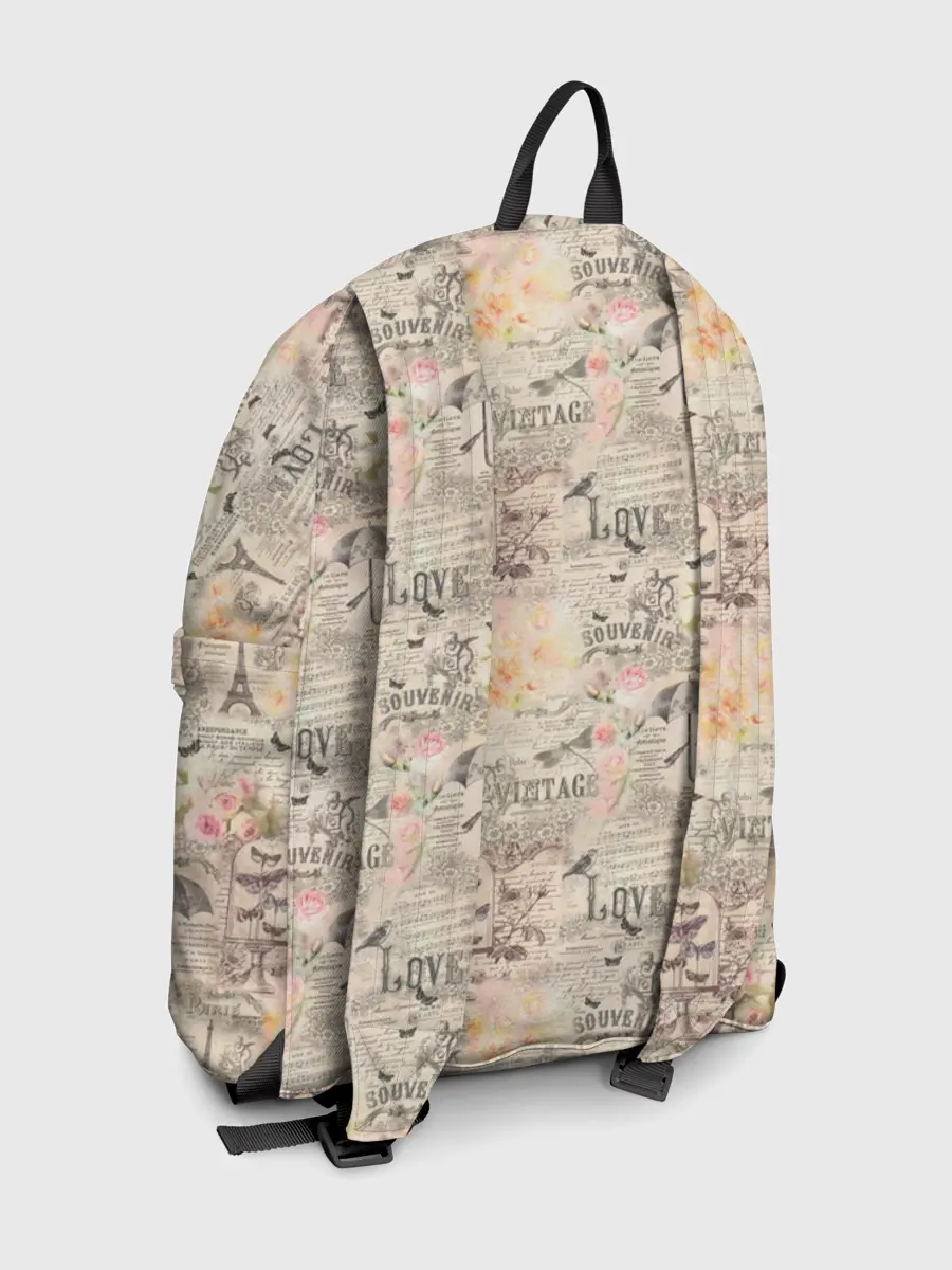 Рюкзак джинсовый / Paris vintage theme