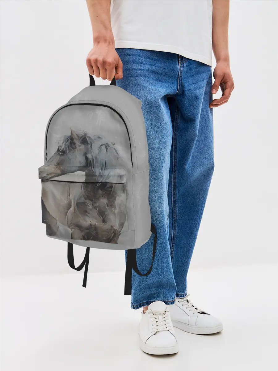 Рюкзак джинсовый / лошадь