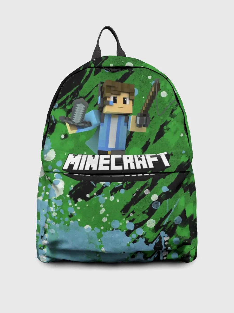 Рюкзак джинсовый / Minecraft / Майнкрафт