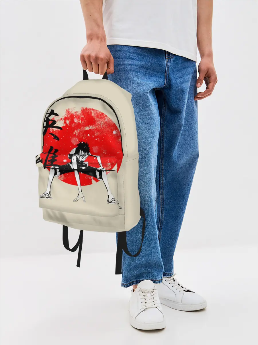 Рюкзак джинсовый / закатное солнце One Piece