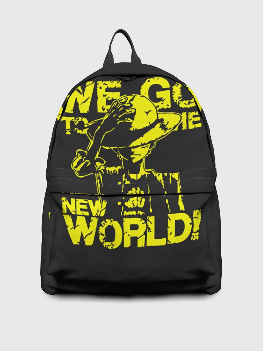 Рюкзак джинсовый / One Piece We Go World