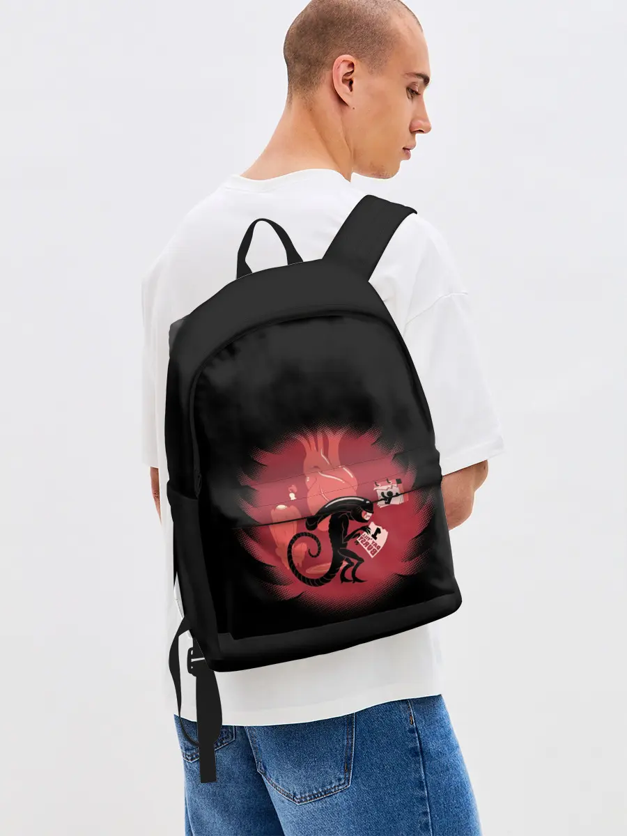 Рюкзак джинсовый / Чужой внутри меня