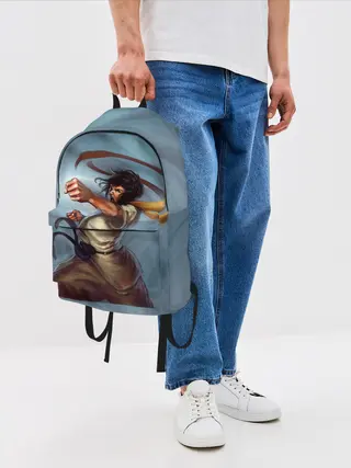 Рюкзак джинсовый / Karate girl
