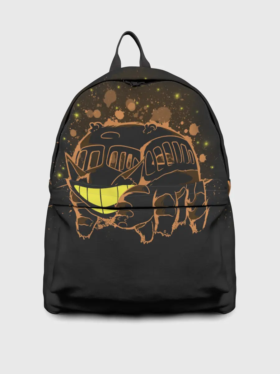 Рюкзак джинсовый / My Neighbor Totoro оранжевый кот