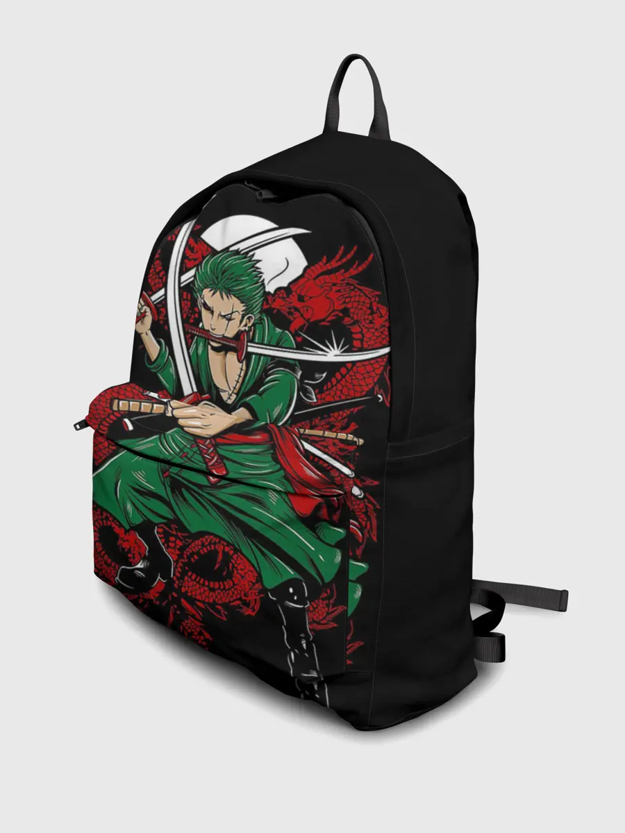 Рюкзак джинсовый / Зеленый воин One Piece