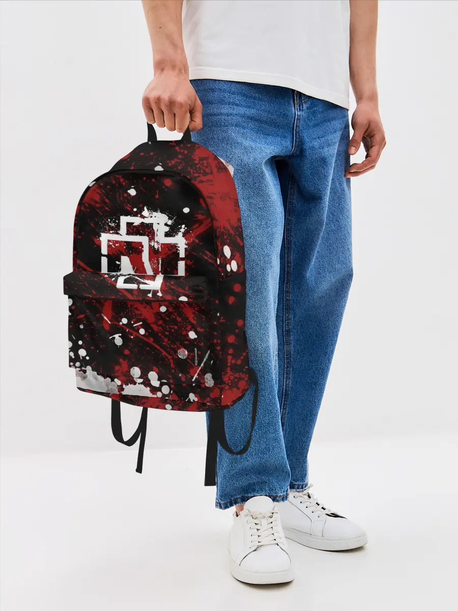 Рюкзак джинсовый / Rammstein