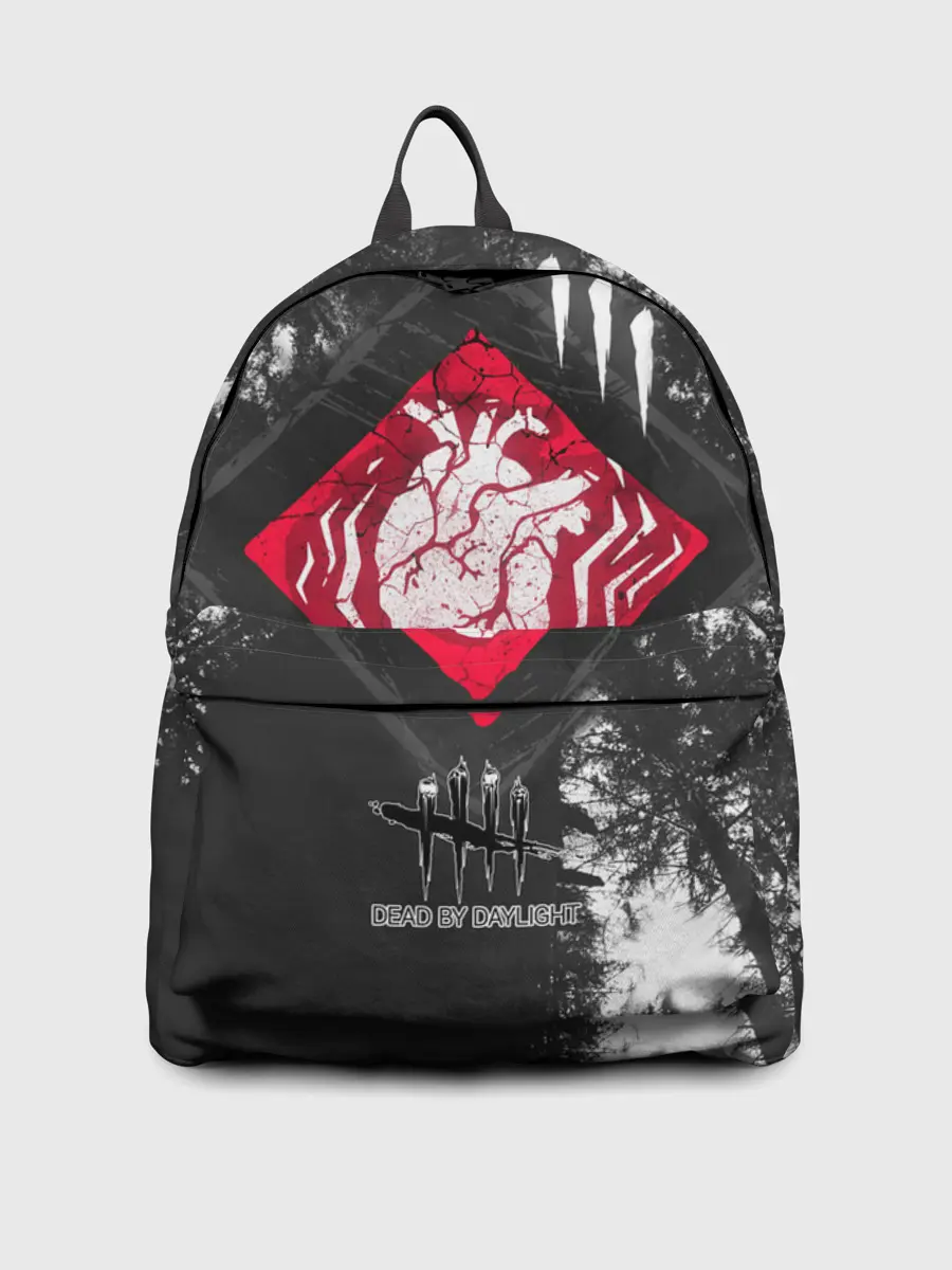 Рюкзак джинсовый / DBD - beating heart