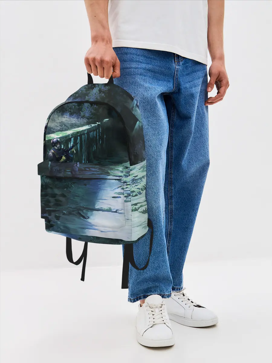 Рюкзак джинсовый / Сталкер 2021