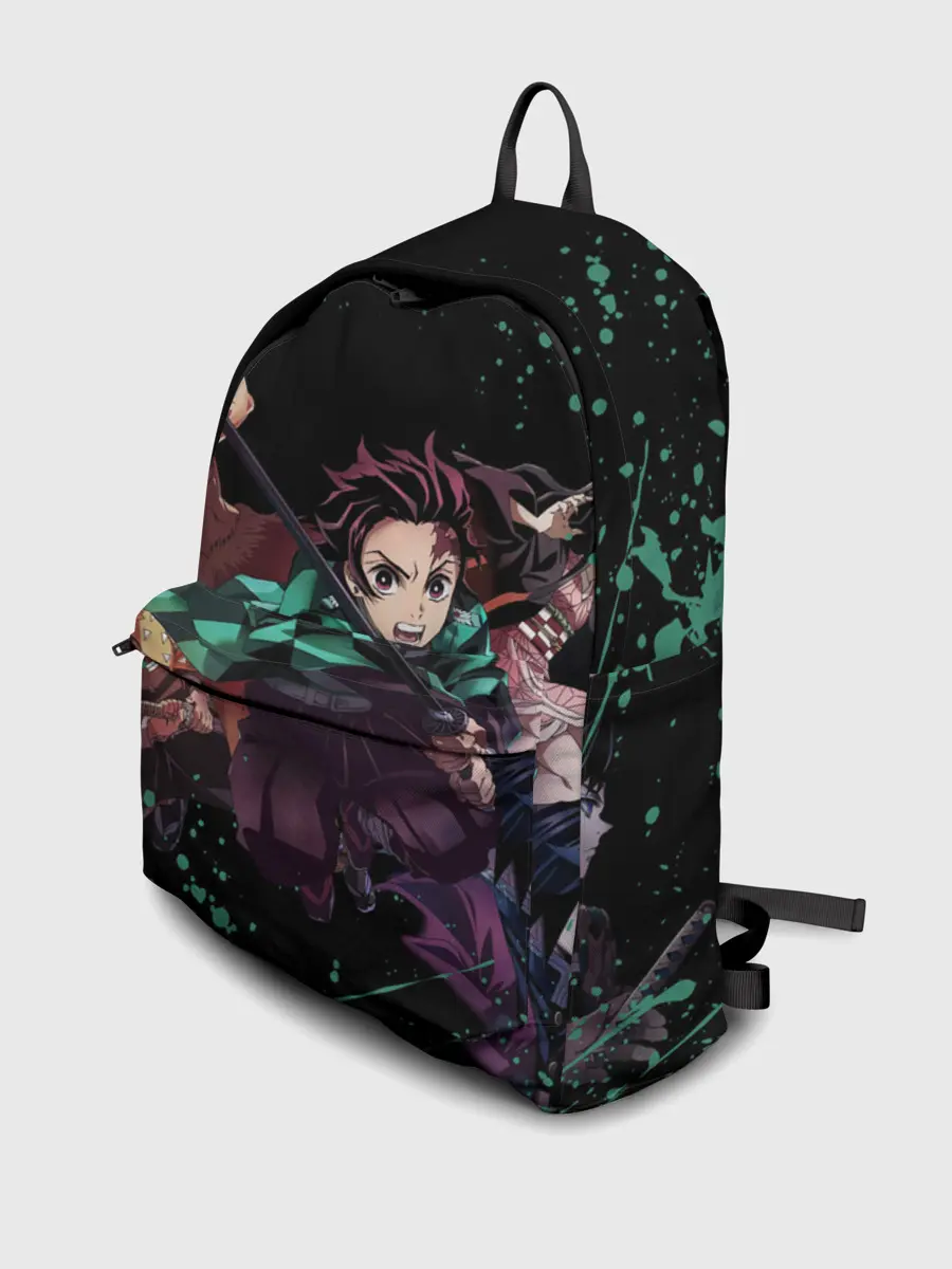 Рюкзак джинсовый / Персонажи Demon Slayer