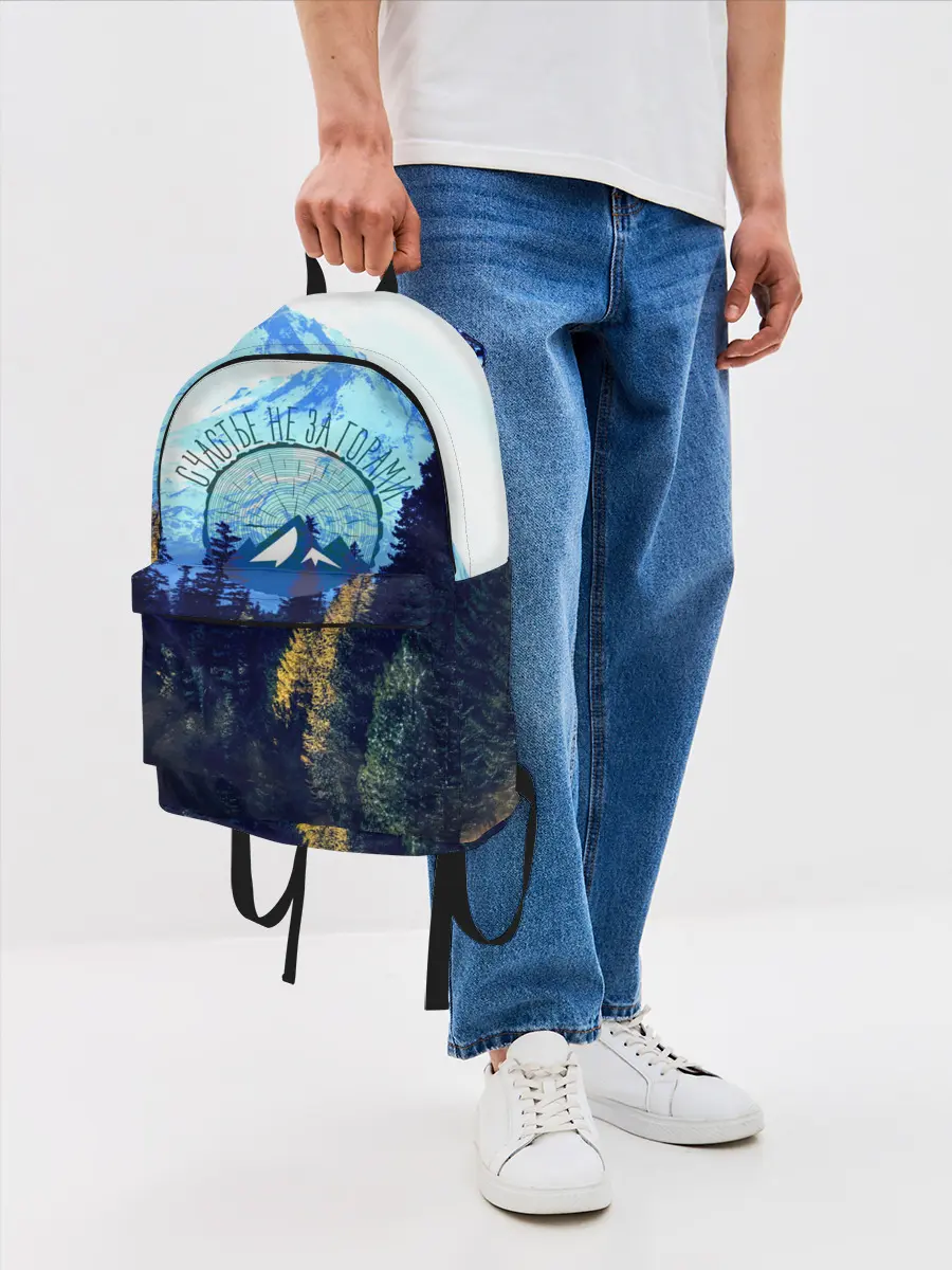 Рюкзак джинсовый / лес