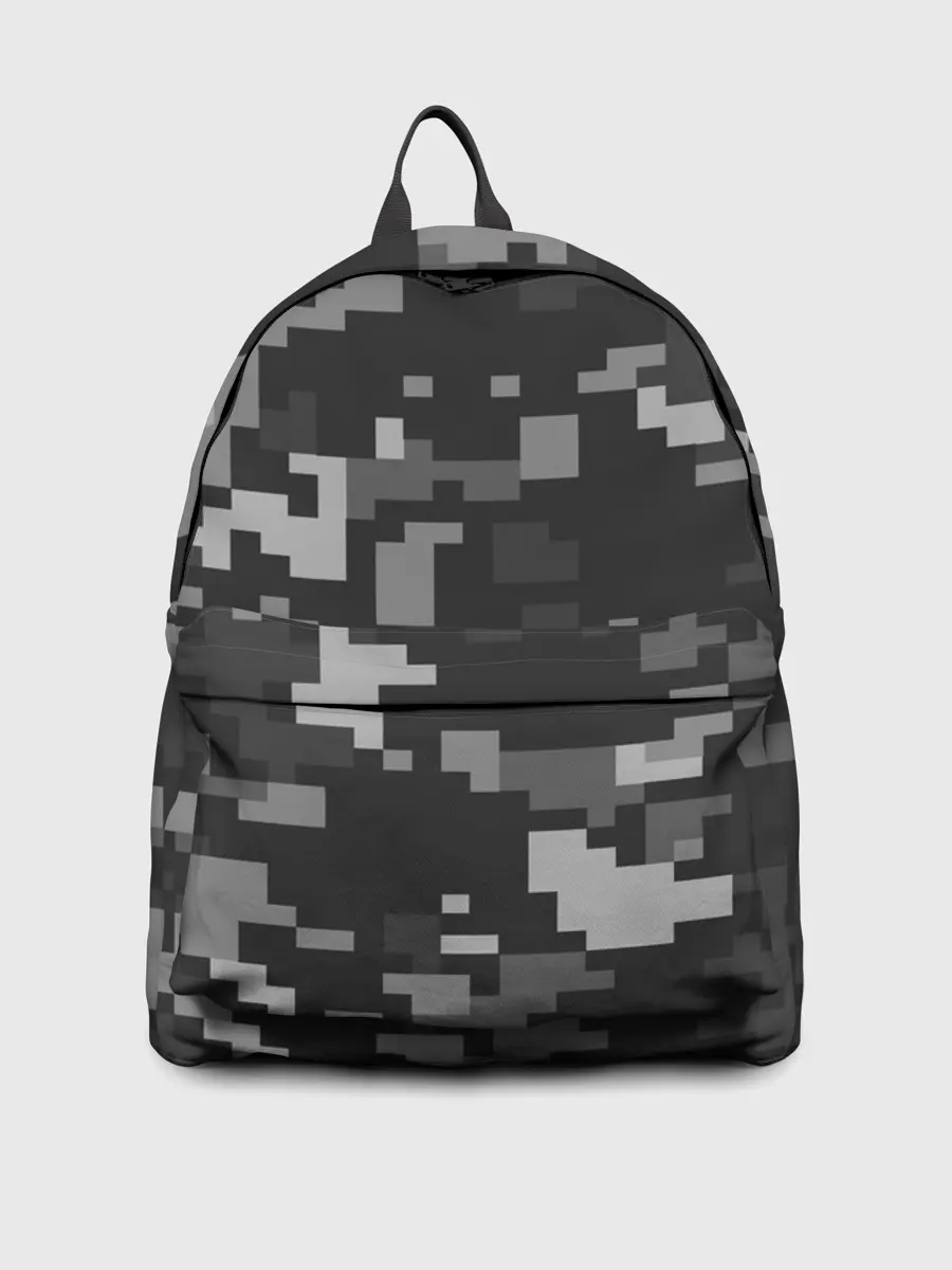 Рюкзак джинсовый / Пиксельный камуфляж