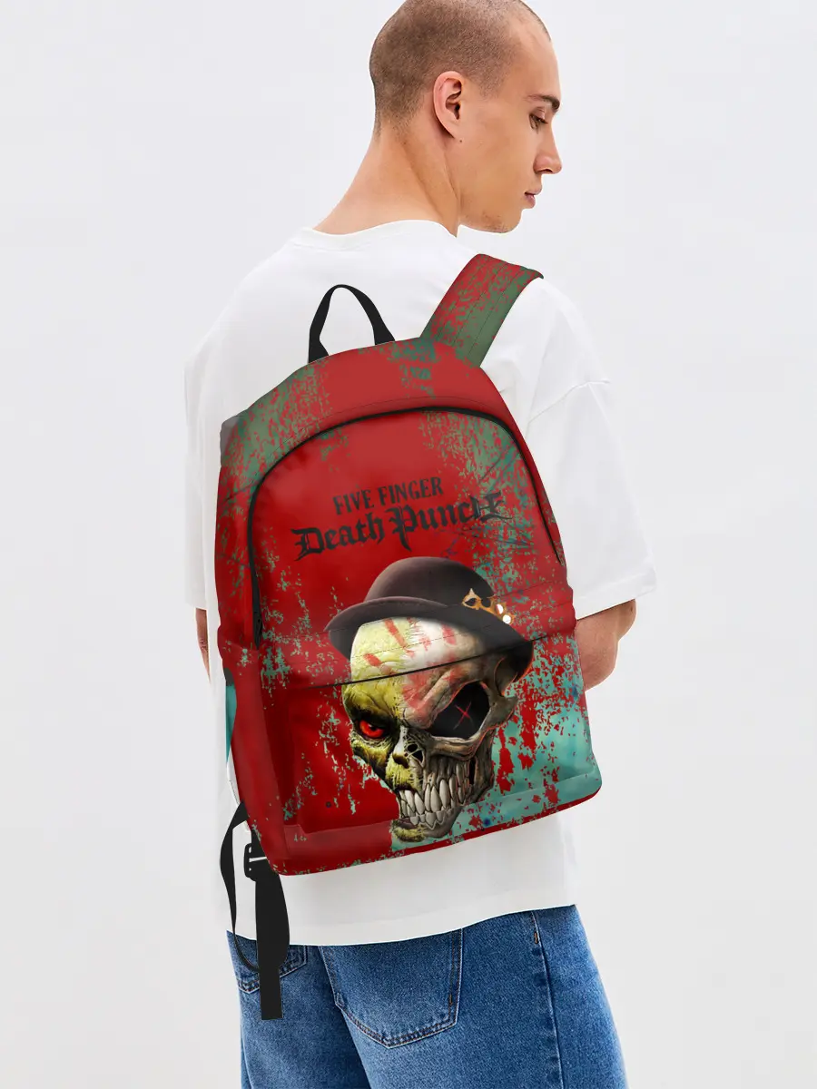 Рюкзак джинсовый / five finger death punch