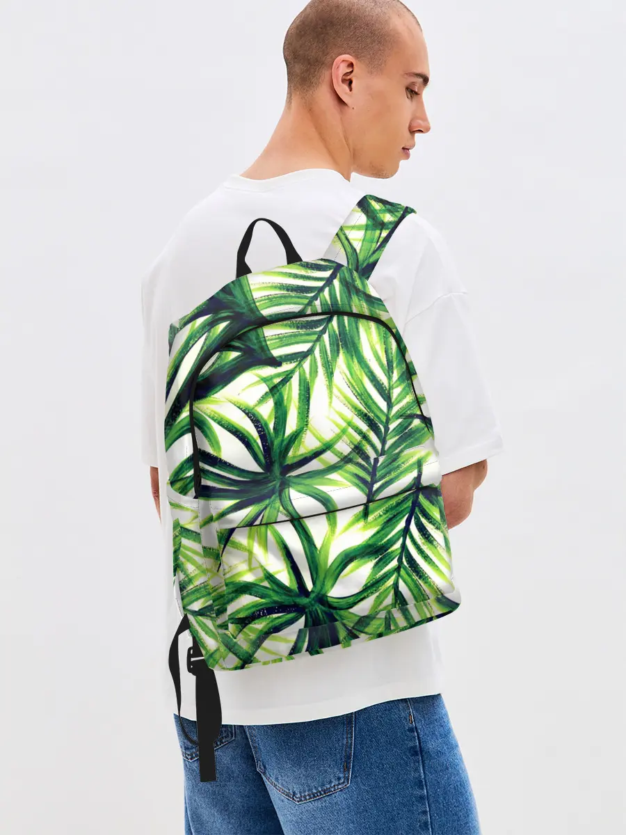 Рюкзак джинсовый / Тропики