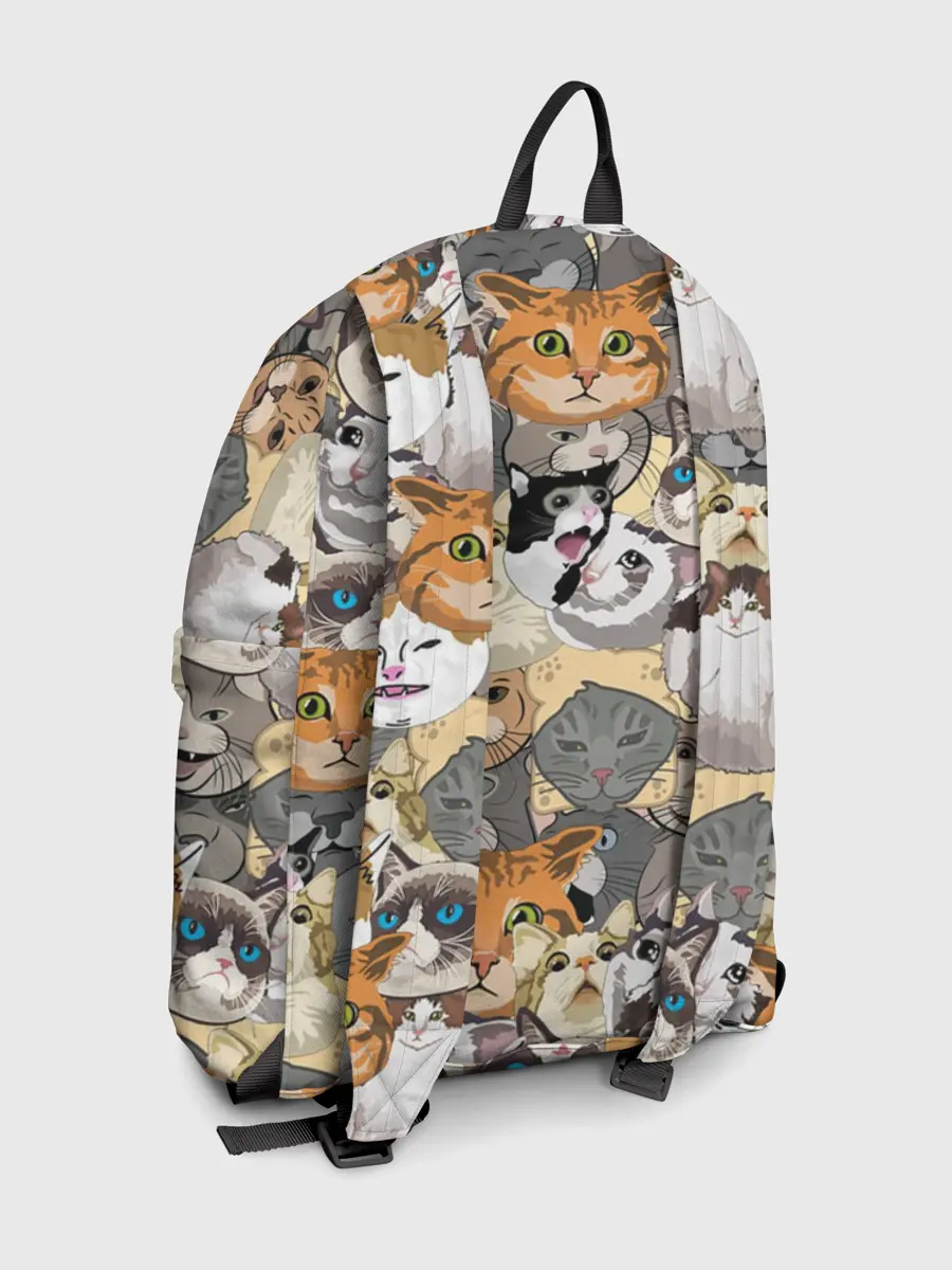 Рюкзак джинсовый / ALL CATS MEMES