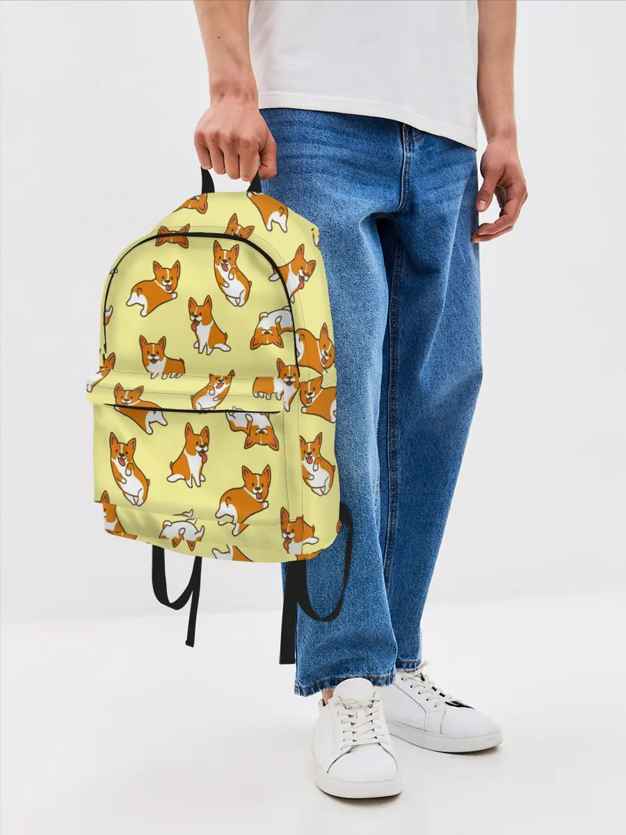 Рюкзак джинсовый / Корги