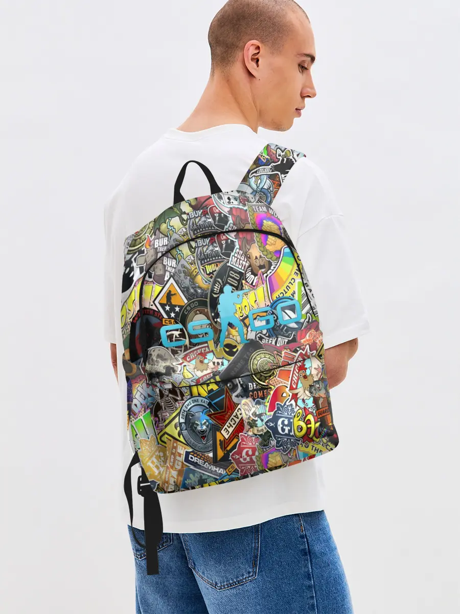 Рюкзак джинсовый / CS GO