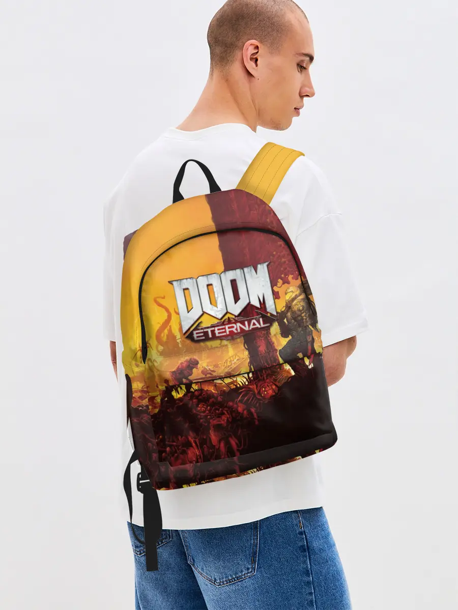 Рюкзак джинсовый / DOOM eternal 2020