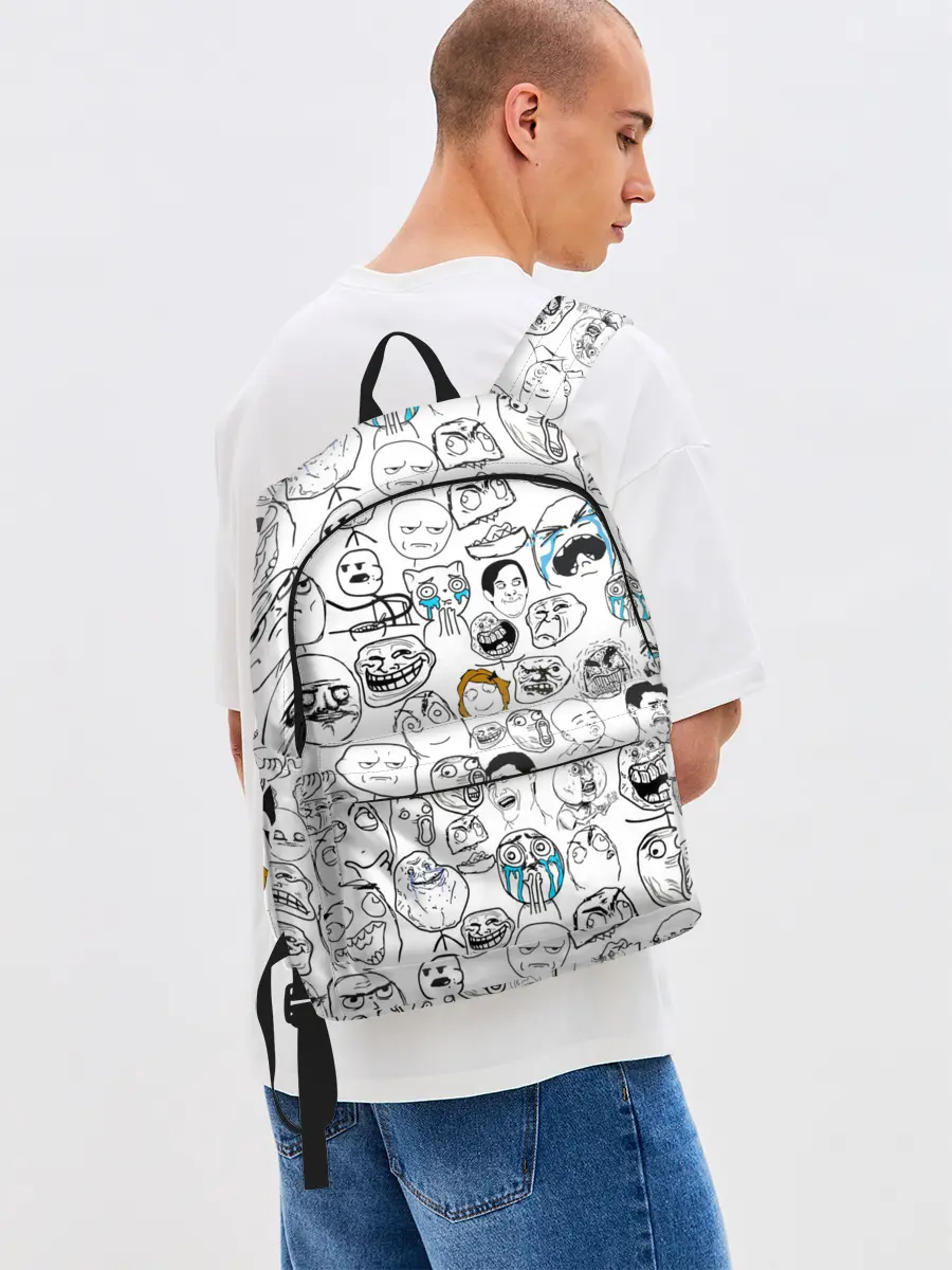 Рюкзак джинсовый / МЕМЫ