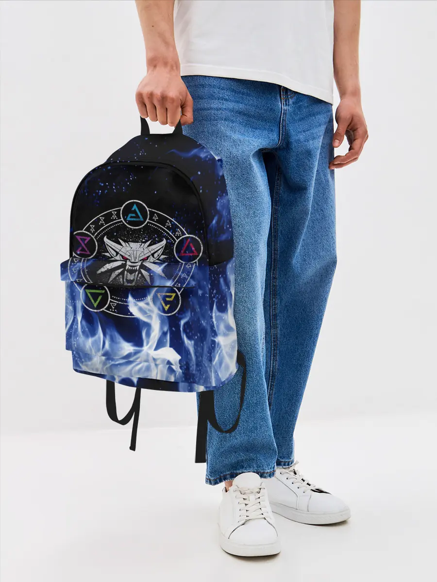 Рюкзак джинсовый / ВЕДЬМАК