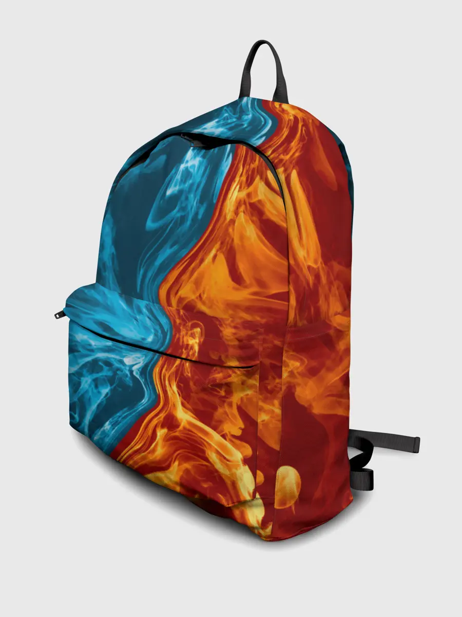 Рюкзак джинсовый / Огонь и вода