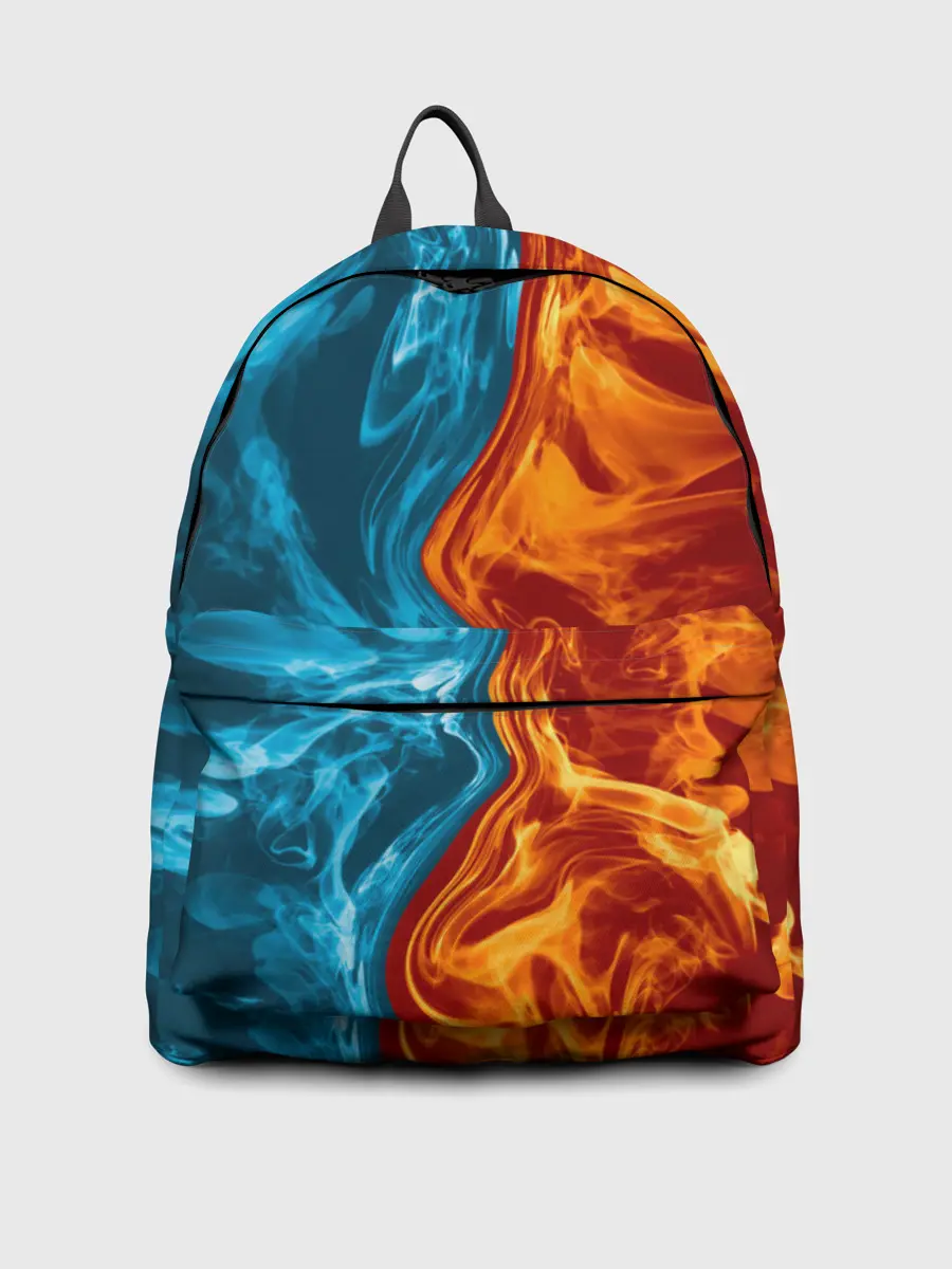 Рюкзак джинсовый / Огонь и вода