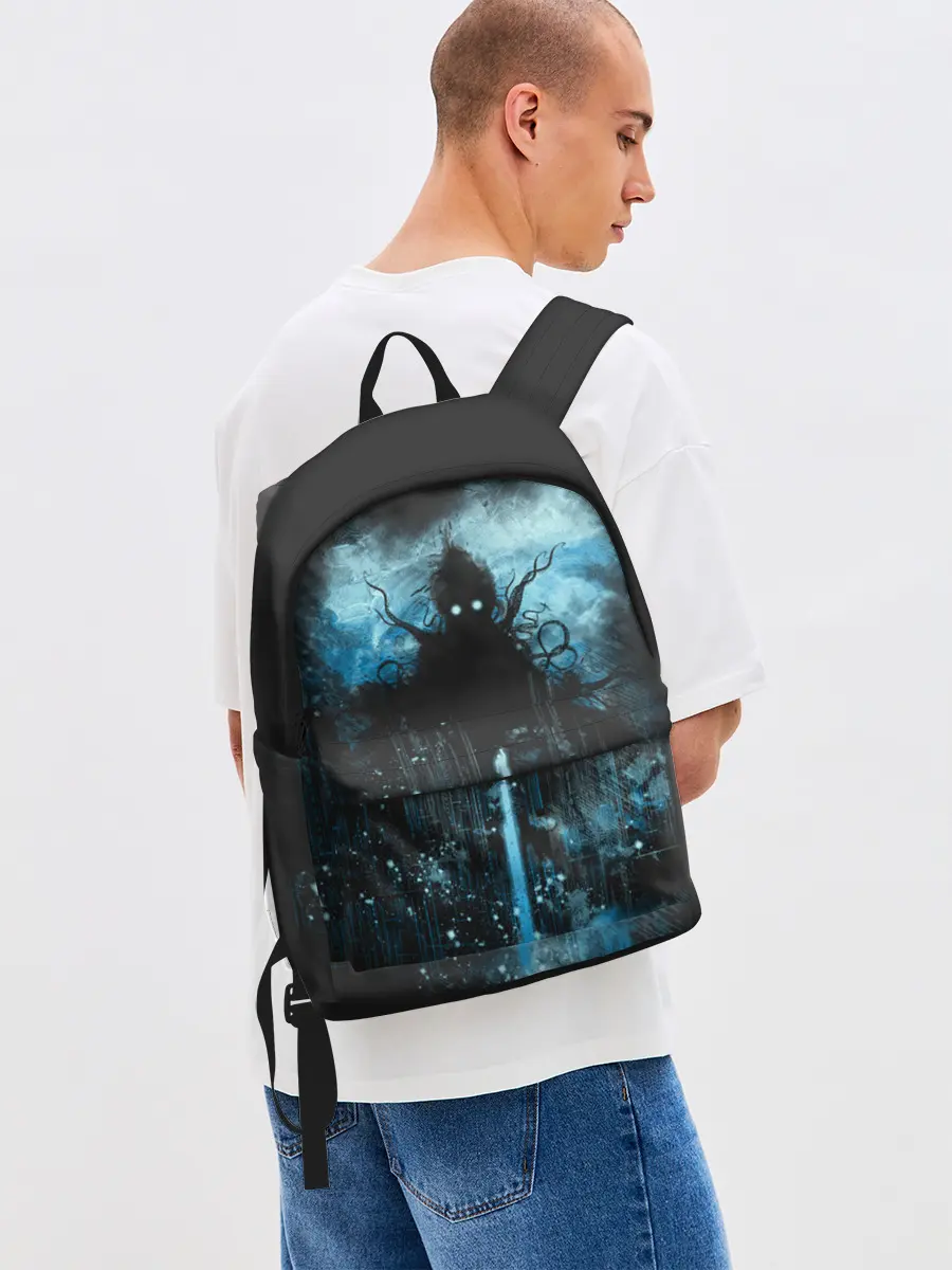 Рюкзак джинсовый / Ктулху