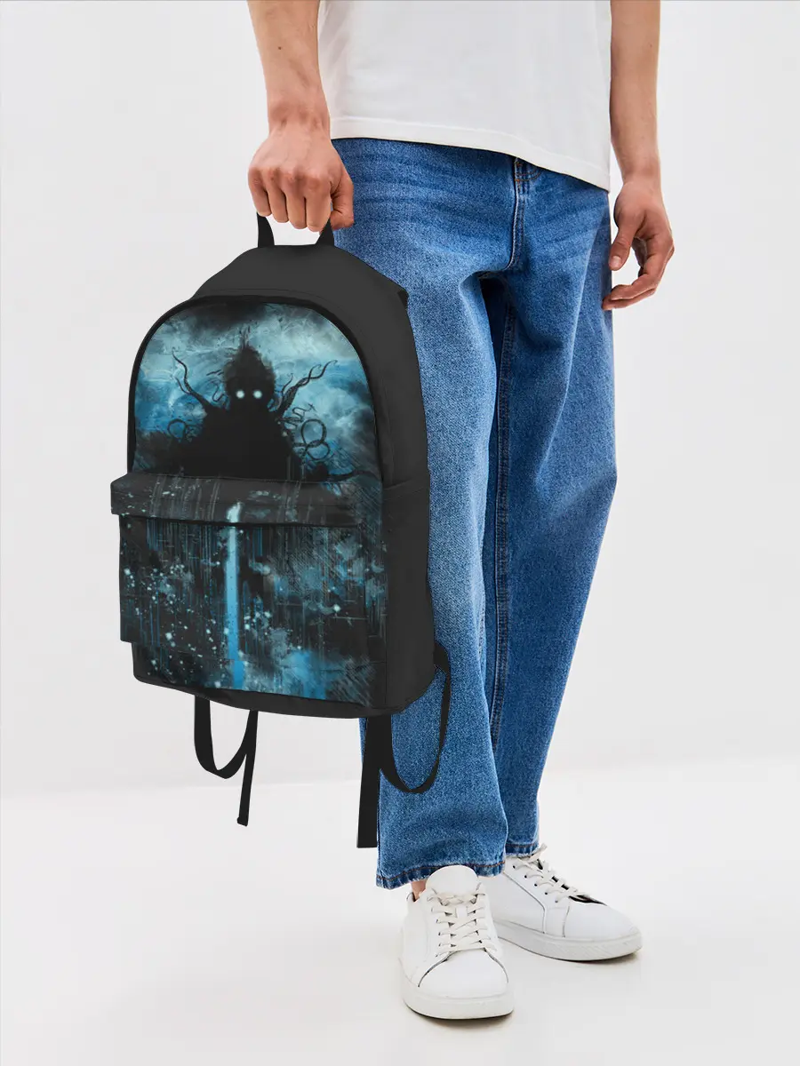 Рюкзак джинсовый / Ктулху