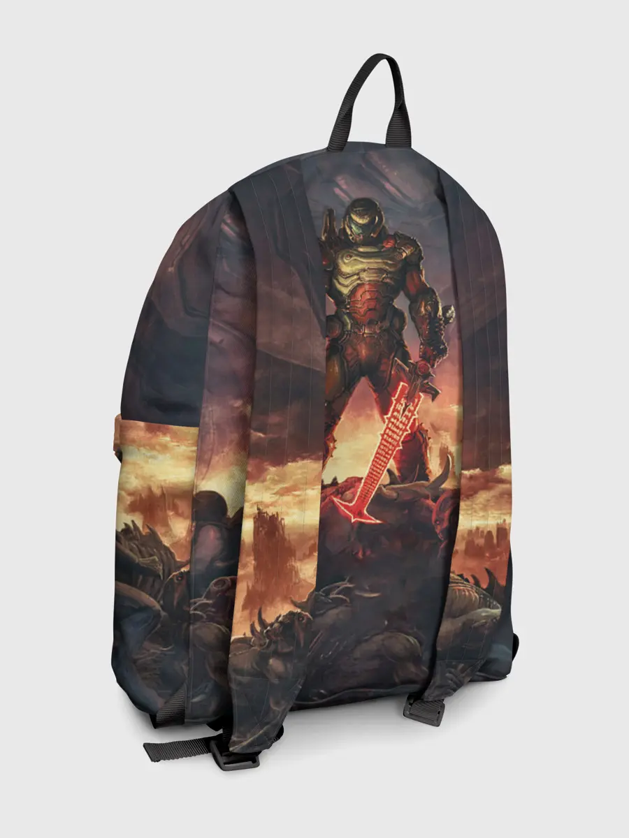 Рюкзак джинсовый / DOOM ETERNAL