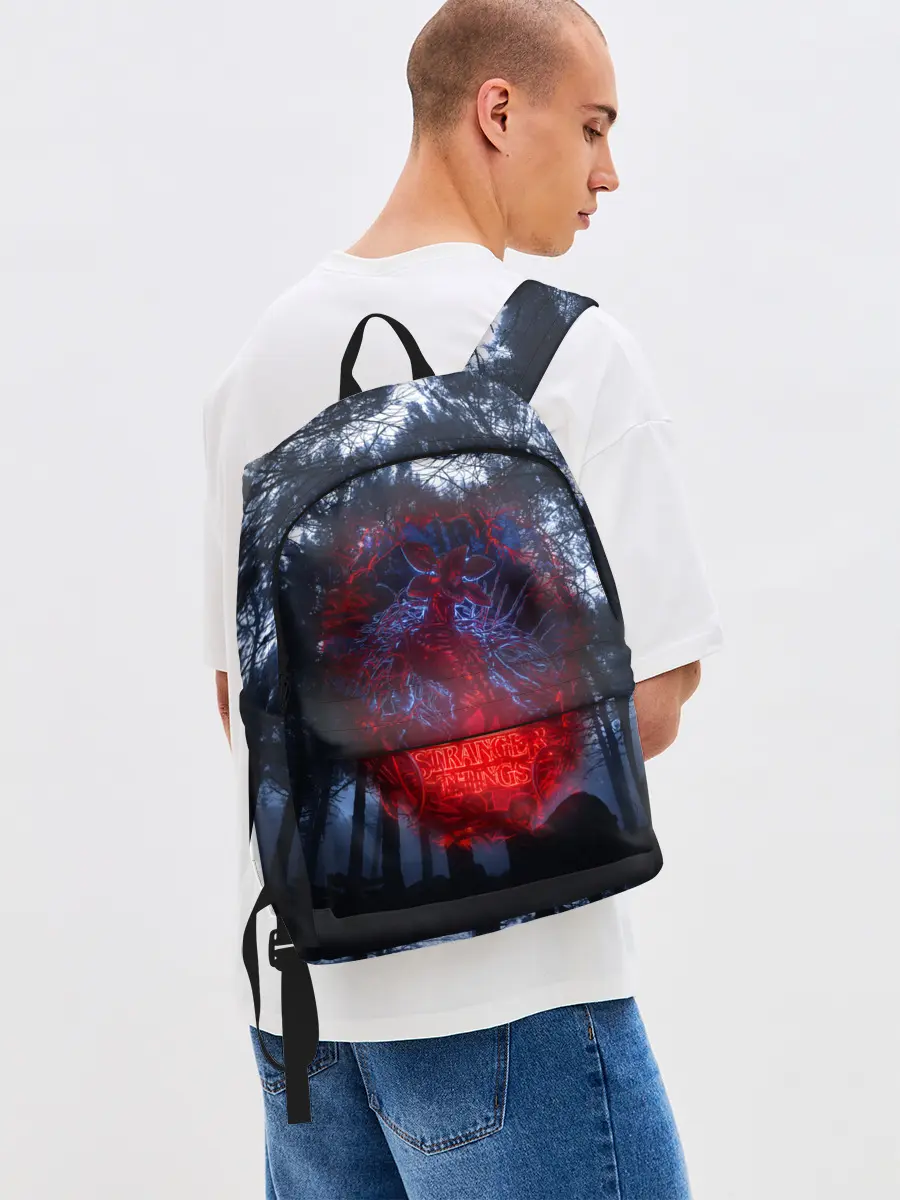 Рюкзак джинсовый / Demogorgon Stranger Things