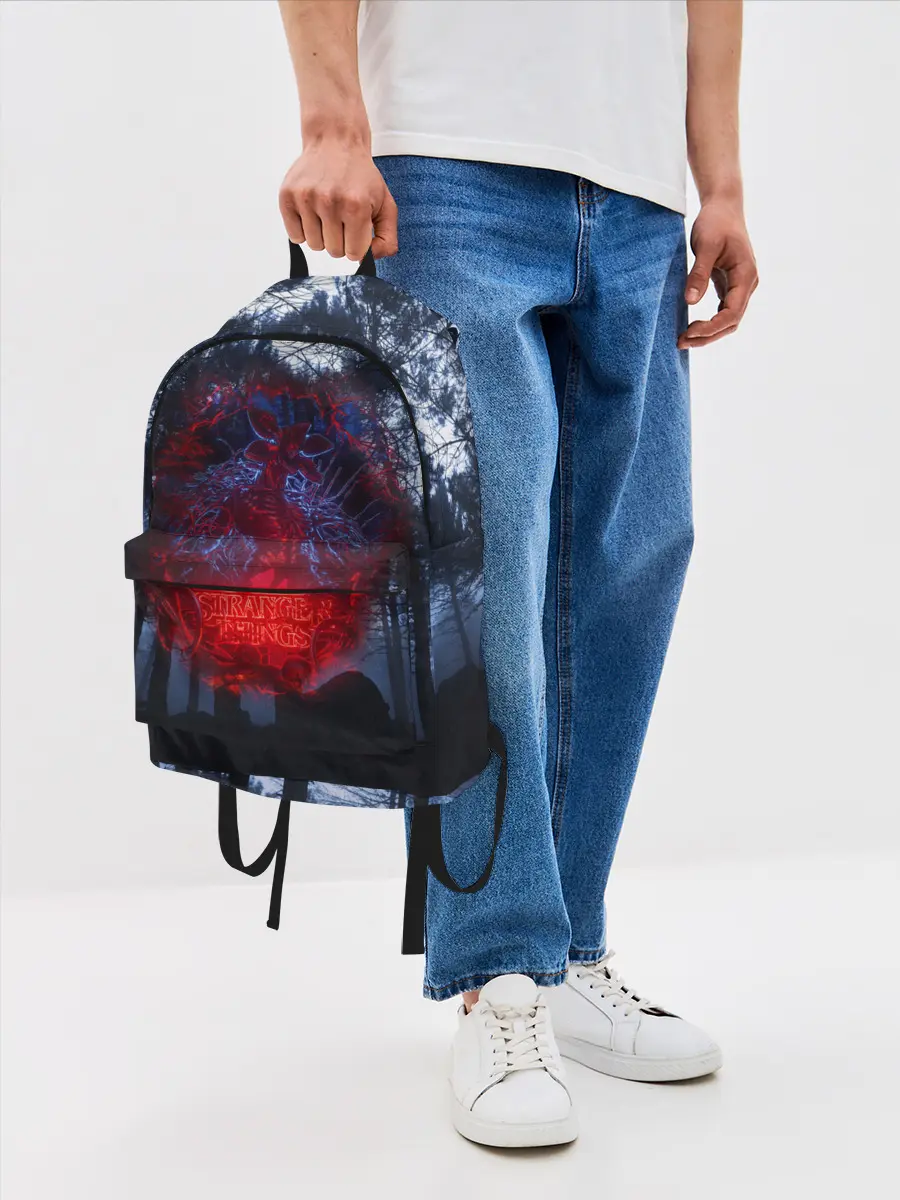 Рюкзак джинсовый / Demogorgon Stranger Things