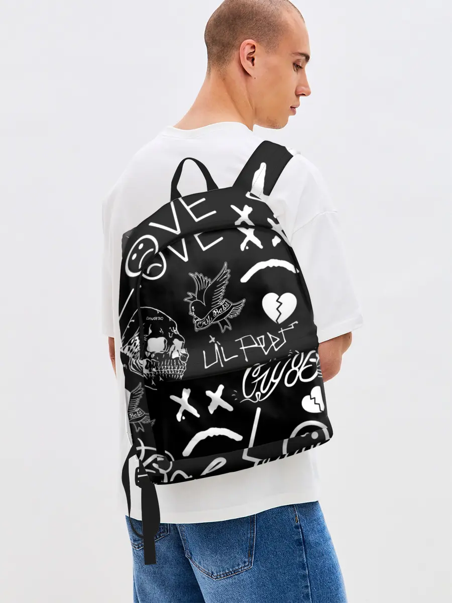 Рюкзак джинсовый / Lil Peep