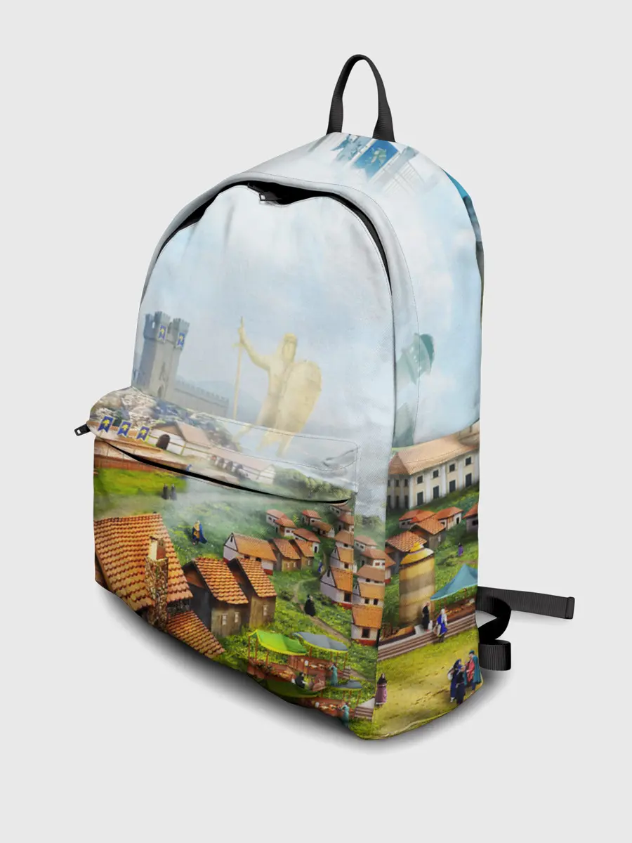 Рюкзак джинсовый / ГЕРОИ МЕЧА И МАГИИ