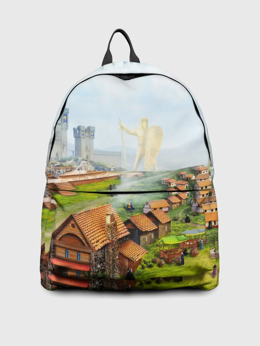 Рюкзак джинсовый / ГЕРОИ МЕЧА И МАГИИ