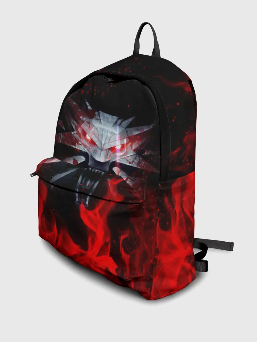 Рюкзак джинсовый / ВЕДЬМАК / THE WITCHER / ГЕРАЛЬТ | ВОЛК WOLF