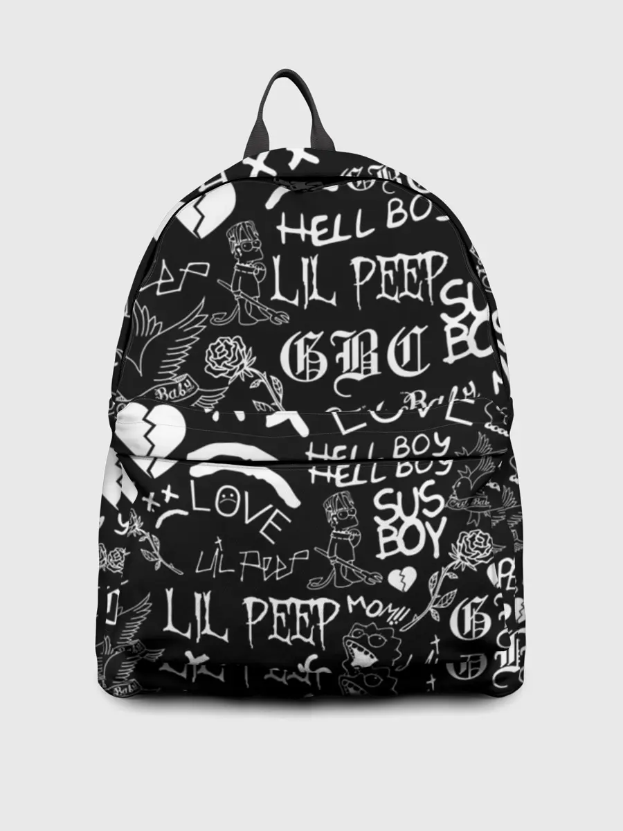 Рюкзак джинсовый / LIL PEEP LOGOBOMBING | ЛИЛ ПИП