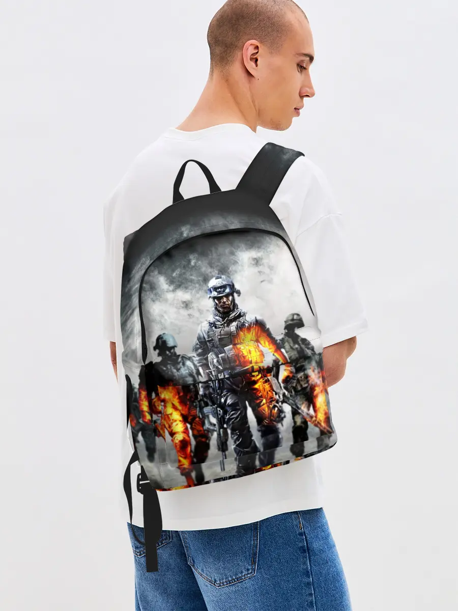 Рюкзак джинсовый / Battlefield | Батлфилд