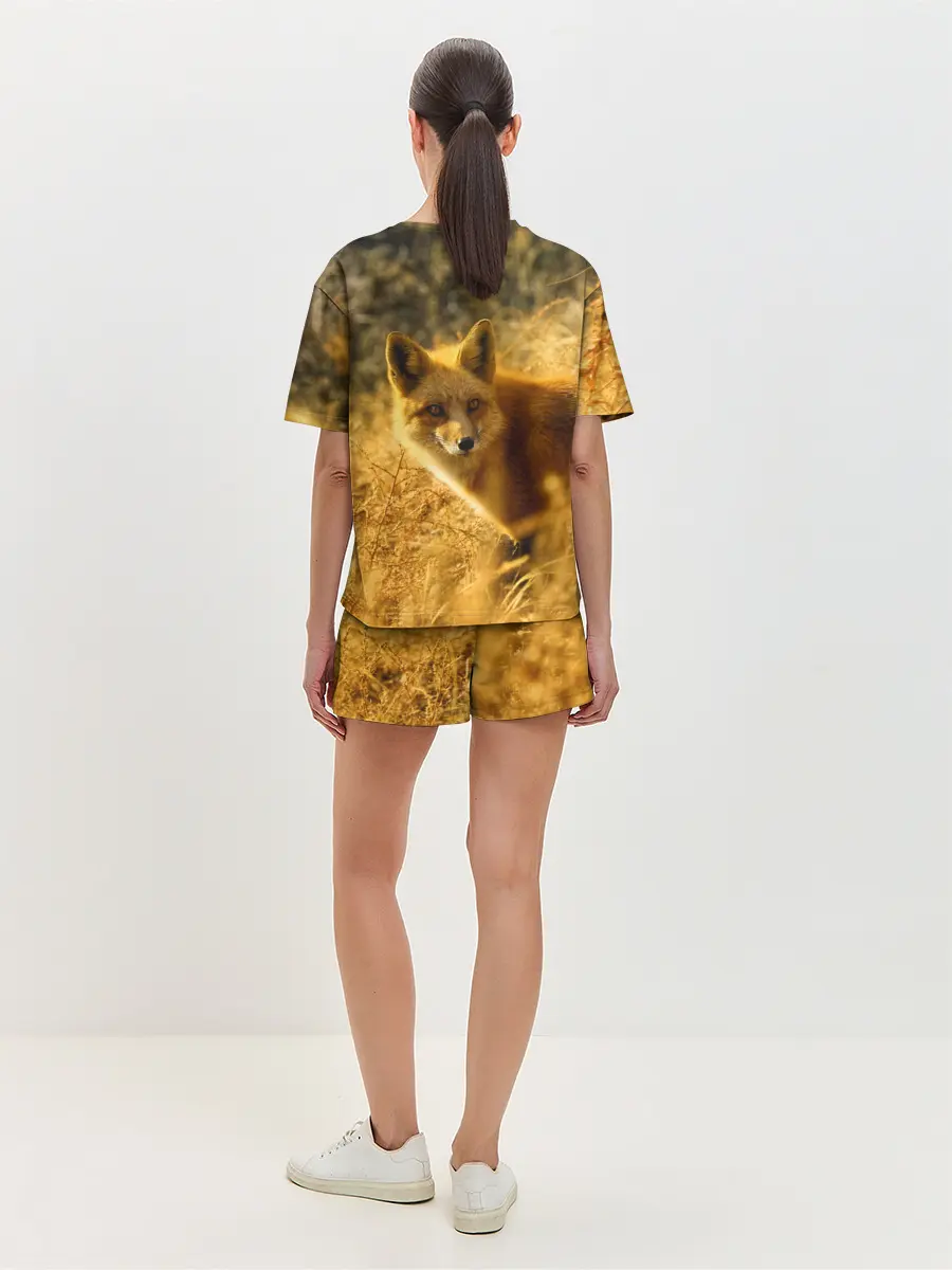 Женская пижама с шортами / Рыжая Лиса