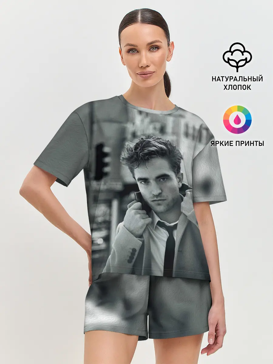 Женская пижама с шортами / Роберт Паттинсон