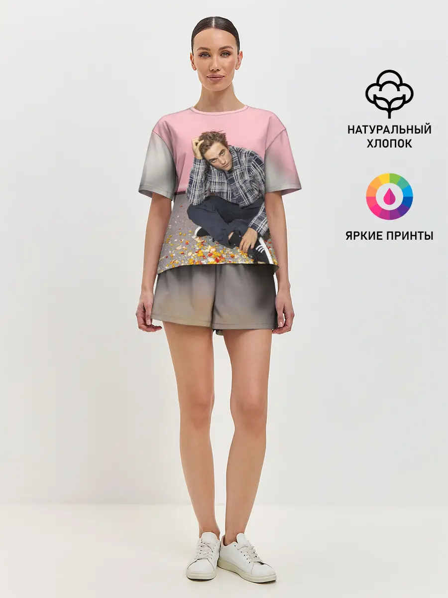 Женская пижама с шортами / Роберт Паттинсон