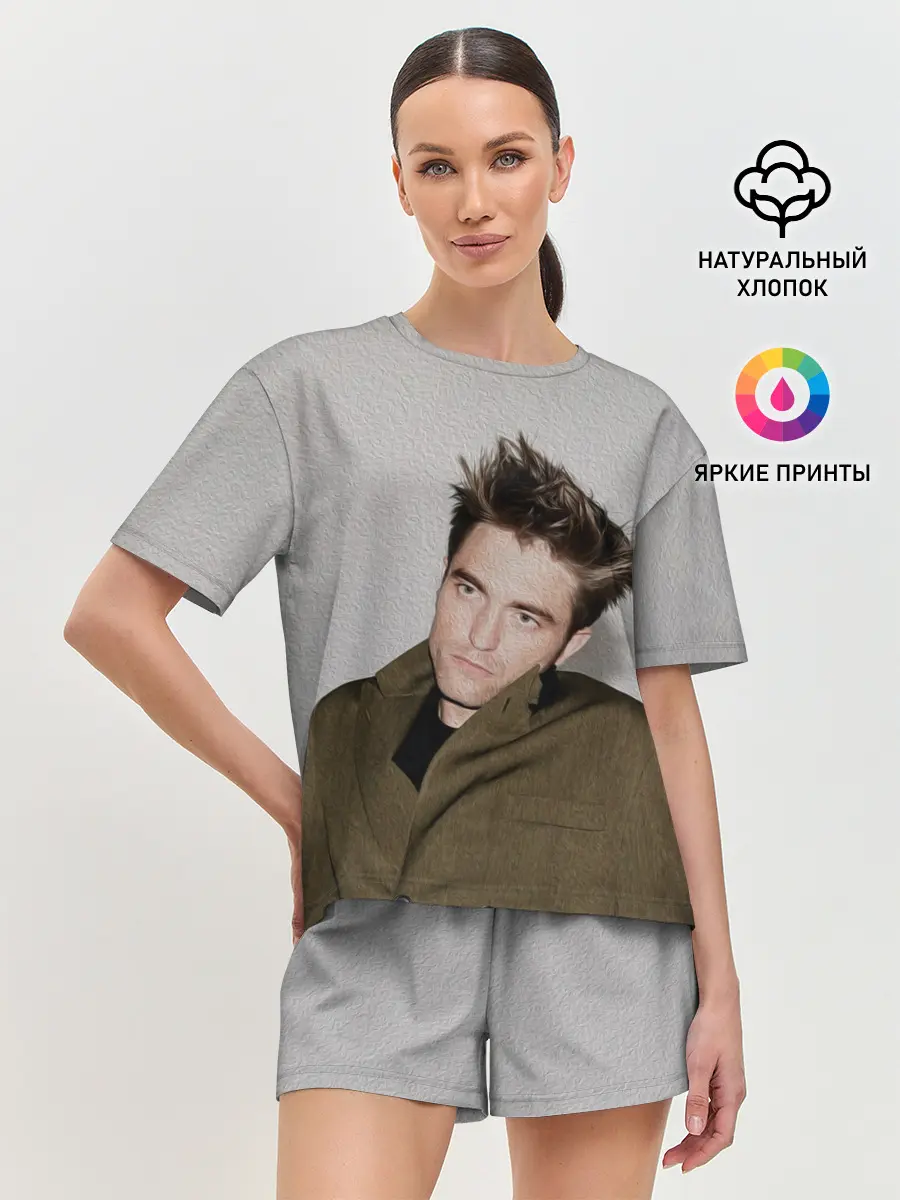 Женская пижама с шортами / Роберт Паттинсон