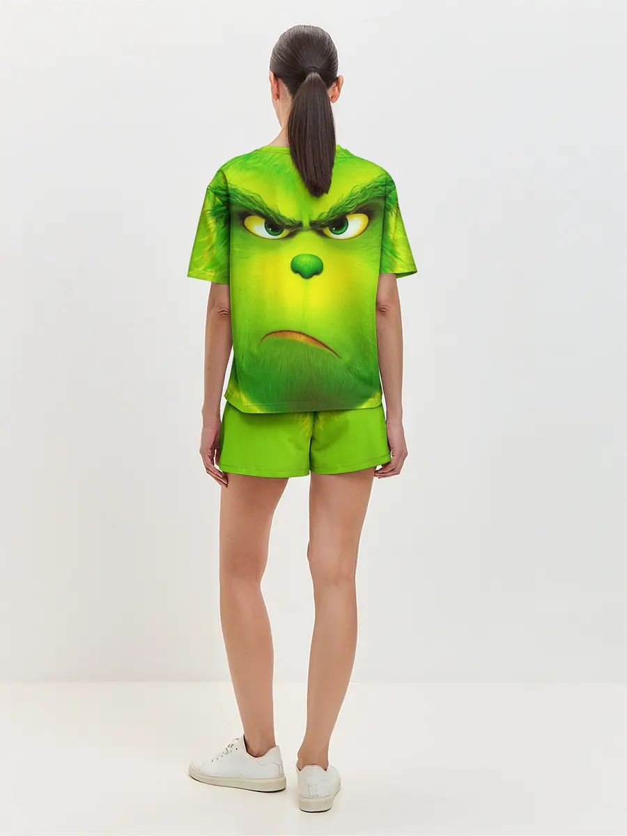 Женская пижама с шортами / Гринч 3D/ The Grinch