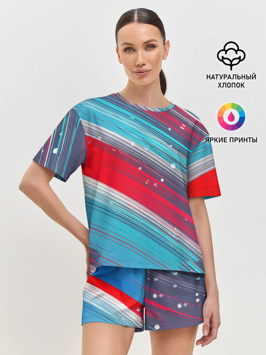 Женская пижама с шортами / Спорт