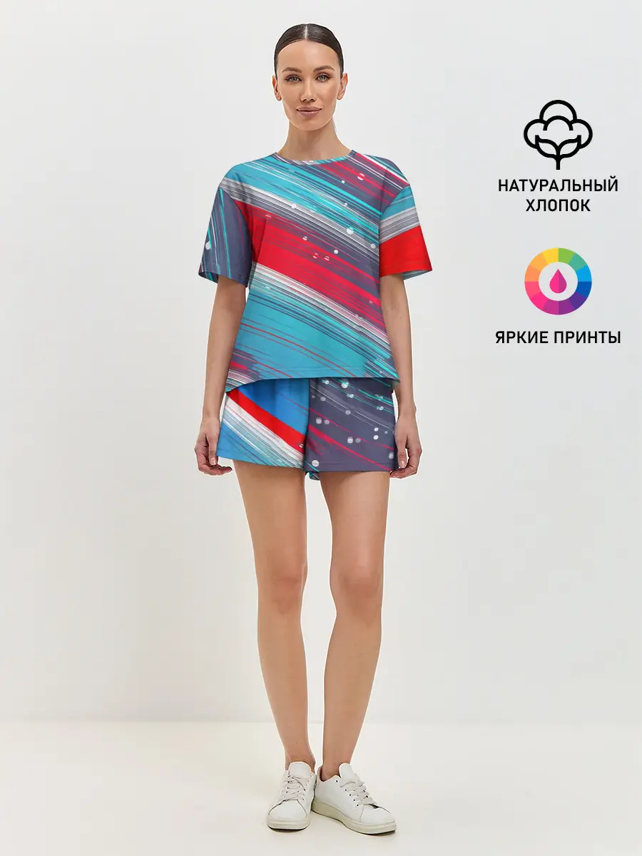 Женская пижама с шортами / Спорт