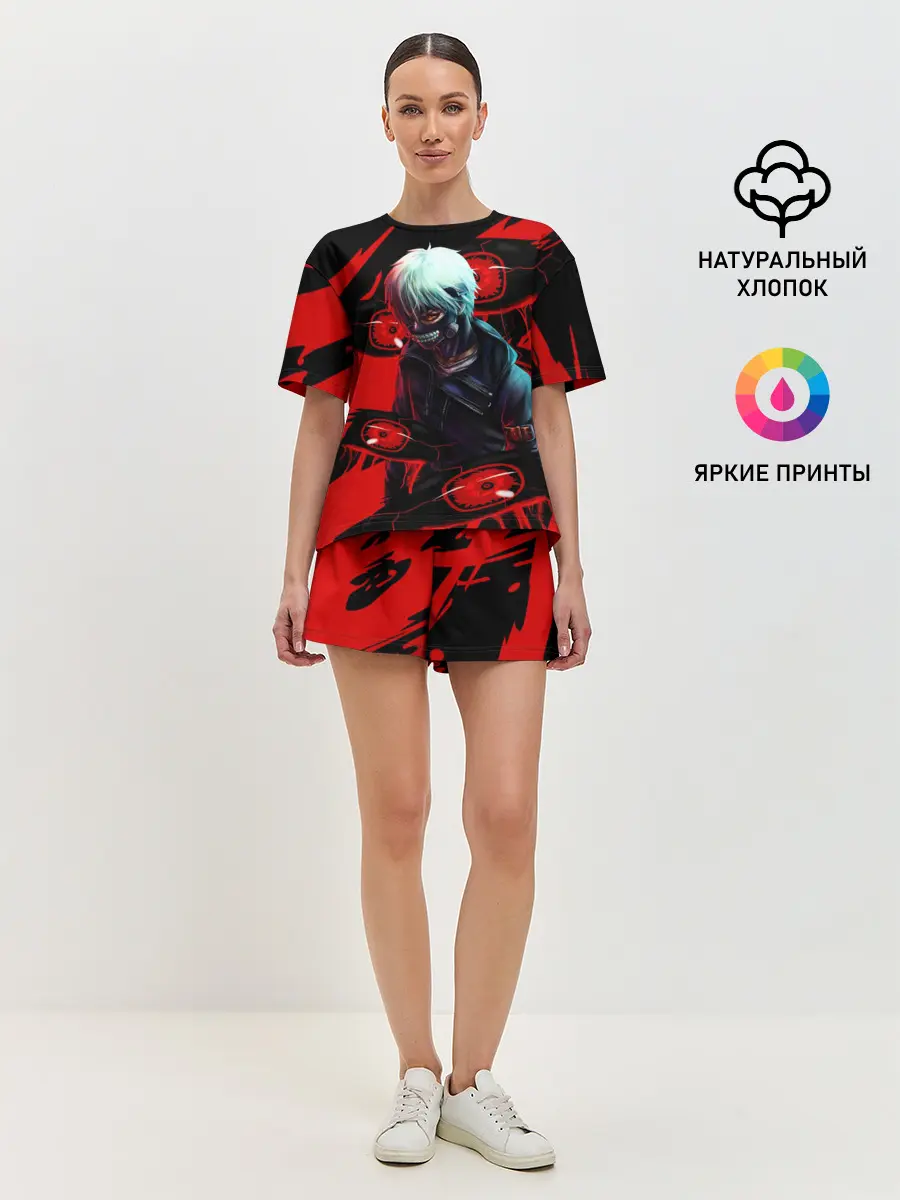 Женская пижама с шортами / Канеки Кен