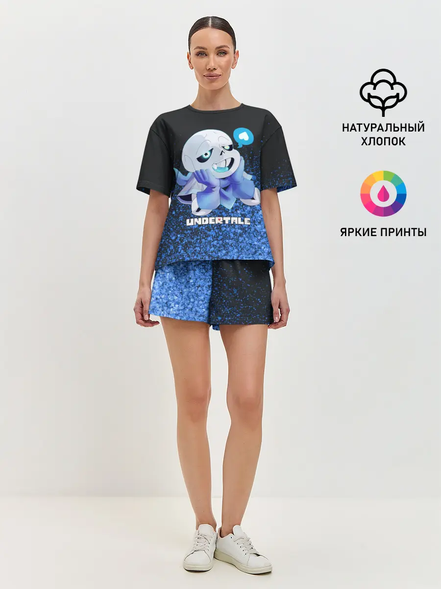 Женская пижама с шортами / UNDERTALE