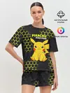Женская пижама с шортами / Pikachu Pika Pika