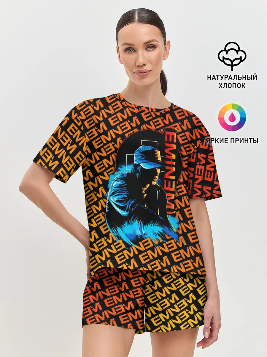 Женская пижама с шортами / EMINEM