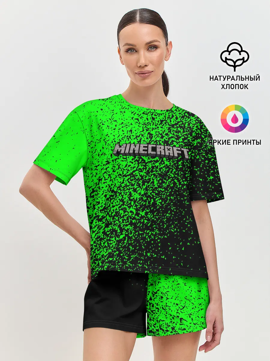 Женская пижама с шортами / MINECRAFT