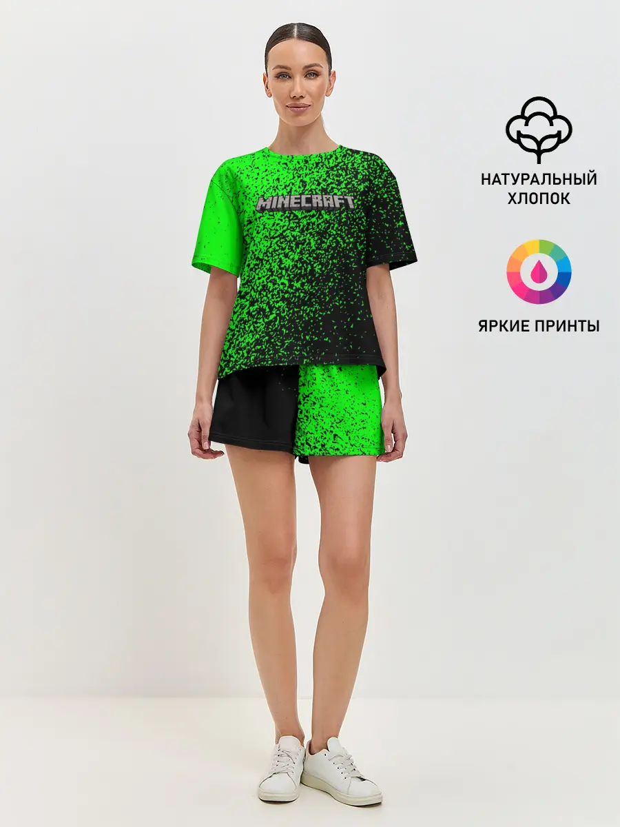Женская пижама с шортами / MINECRAFT