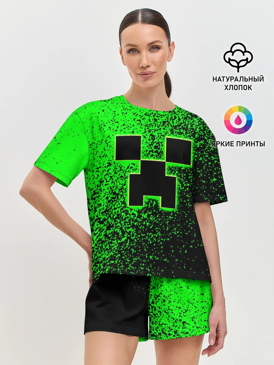 Женская пижама с шортами / MINECRAFT